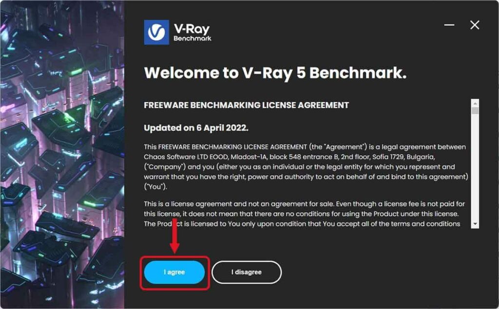 컴퓨터 성능 테스트 V-Ray 라이센스